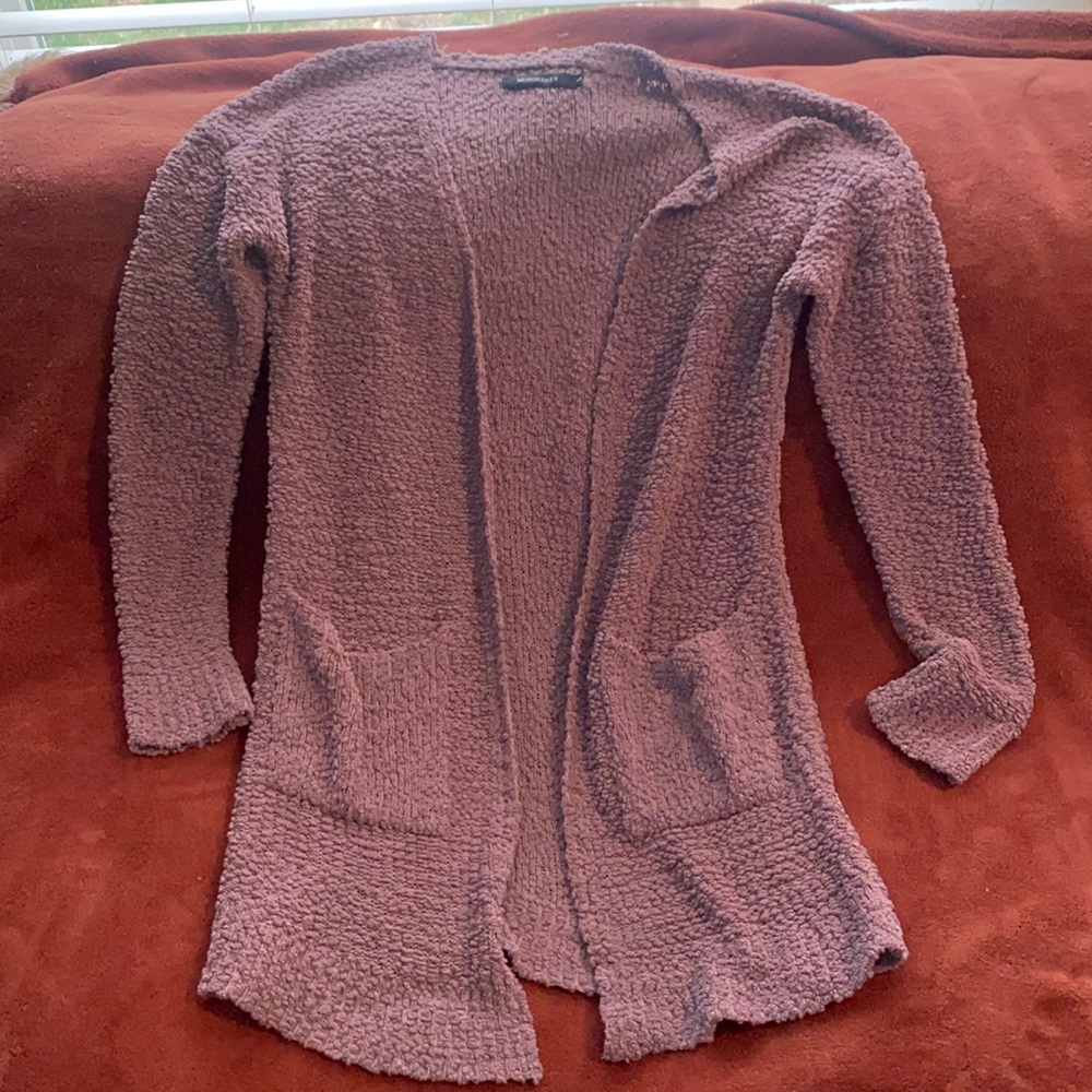 Mauve/ purple cardigan